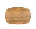 Eettafel Deens Ovaal Runa met Houten Onderstel 120