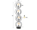 Vloerlamp 4L turn around XL - Charcoal