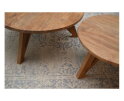 Brix bijzettafel Lenny 70 cm rond teak hout | € 295