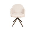 Eetkamerstoel New york poot Venus 360 anodic brown - be cotton sand