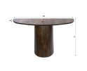 Haltafel Empera - Keramiek dark emperador