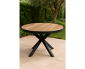 Tuintafel Milano rond &Oslash;120cm - Houtkleur