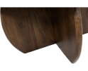 Salontafel Belly rond Ø60 cm mangohout - walnoot
