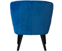 Sara Fauteuil Imitatiebont Felblauw - WOOOD