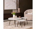 Ronde salontafelset Ohio Zand Mangohout 70 cm
