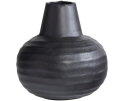 Yuri Vaas Metaal Zwart 24xØ24cm - WOOOD Exclusive