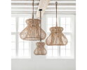 Hanging Lamp Fungo large,60x78x78 cm, Kubu core. Height total 110cm