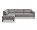 Hoekbank Varello Antraciet - Tauro 02 &ndash; Ottomane links &ndash; 270x209 cm