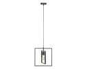 Hanglamp 1L Turn square - Charcoal
