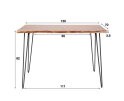 Bartafel Timber Acacia 130x70 cm - Naturel