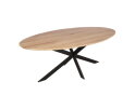 Eiken eettafel Ferris | Ovaal 180 cm | Naturel