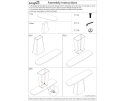 Brix Marron 140 cm