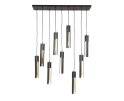 Hanglamp 5+4 tube - Artic zwart