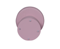 Bijzettafel Drum | Roze