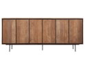 DTP home Metropole dressoir 6 deurs teakhout - 220x40x90 cm