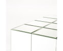 Coffee table Flectron 60x60cm - chrome | BY-BOO