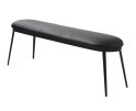 GAIN BENCH 140 CM BLACK FAUX LEATHER