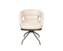 Eetkamerstoel Kyoto poot Atlas 360 anodic brown - jasper cream 11