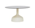 Elba coffeetable 70x70x38 KD white glass