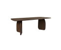 Eettafel Trevor Deens ovaal mangohout 220x105 cm - Bruin