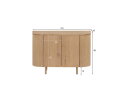 Dressoir Tobago eikenhout 115 cm - Naturel