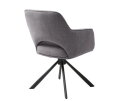 Eetkamerstoel Cowley draaibaar - Chenille - Graphite - 59x65x86 cm