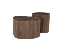Nice (set of 2) 60x60cm - bruin | BY-BOO