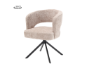 Eetkamerstoel Mura draaibaar Chenille - Beige