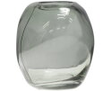 Elio Vaas Gedeukt Glas Blauw/groen 15x15cm - WOOOD Exclusive
