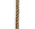 Ronde wandspiegel met touw - ø45 cm - zwart/naturel