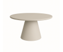 Mello Eetkamertafel rond beige 130 cm