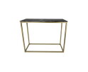 Sidetable Marseille - 100x35x75 - Zwart/goud - Marmer/metaal