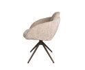 Eetkamerstoel Nice poot Moon 360 anodic brown - be glory sand 04