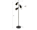 Vloerlamp Sepiora 3L - Sienna bruin