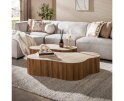 Salontafel Ceramo grande set/2 - 3D keramiek travertin