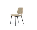 Eetkamerstoel, stof Wave Rib, W520 taupe