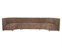 SEVN James eetkamerbank Yarra Bruin - 514 cm - Modulair - zelf samen te stellen
