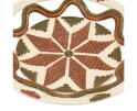 Bowl Vloom 29.5x6.8cm - veelkleurig | BY-BOO