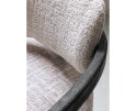 MUST Living fauteuil Kelly - Luxor Sand - zwart - 75x73x73 cm
