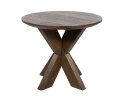Bijzettafel &Oslash;50, H43, Acacia Marron Brown - Gemini Table Collection
