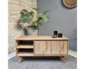 TV-meubel Bibi mangohout 120 cm - lichtbruin