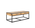 Salontafel Jax visgraat mangohout 120x60 cm - Naturel