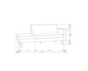 Rodeo Daybed Right Velvet Honing Geel - BePureHome