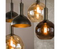 Hanglamp 4+3L Cluster - Sienna brown