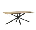 Eettafel Cesura Kruispoot Eiken Naturel 200x100 cm