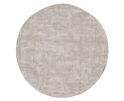 Must living vloerkleed La Belle rond viscose &Oslash;150 cm - Lichtgrijs