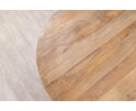 Eettafel Florence Rond mangohout 130x130 cm - Naturel  | Gezandstraald