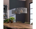 Hanglamp Stringshade 2 lampen - Zwart nikkel