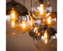 Hanglamp multi globe XL 7 lampen - Artic zwart