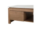 Vierkante Salontafel Dallas Naturel Mangohout 80 cm